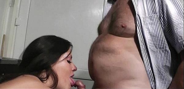  Bored BBW jumps on his horny dick